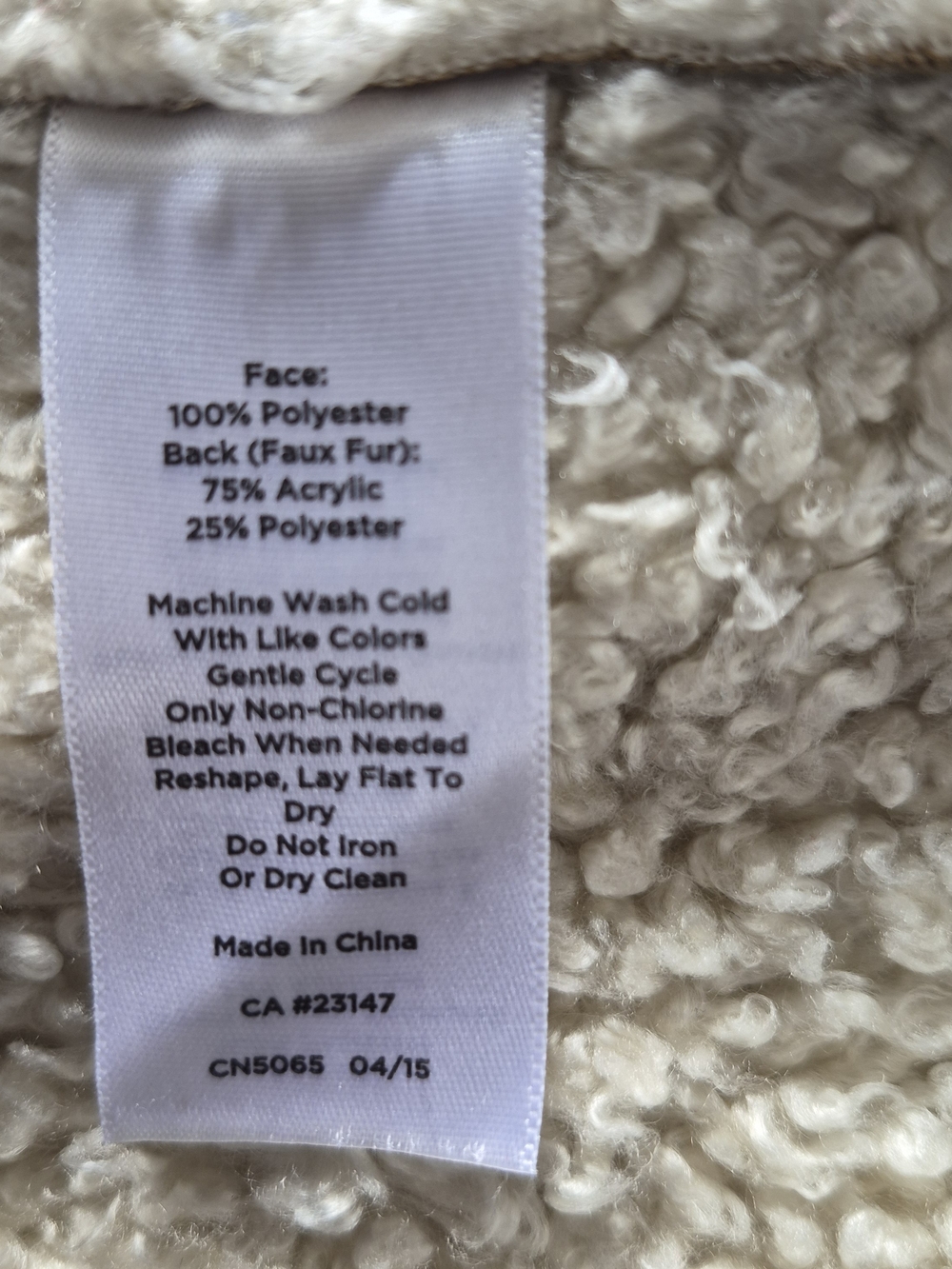 Talbots Tan Sherpa Vest M Fall Cozy Old Money Western Indie Neutral Layering Y2K - Picture 7 of 8